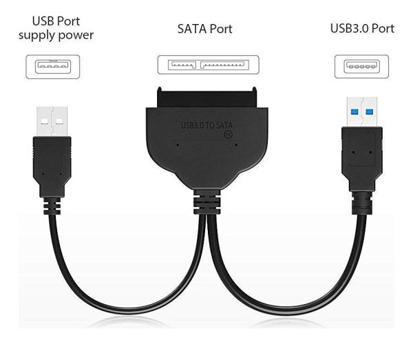 Adaptador Disco Sata 2.5 De Notebook Laptop A Usb 3.0 - Imagen 6