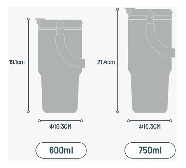 Termo Tyeso Ts-8827 Acero Inoxidable 750ml Excelente Calidad - Imagen 7