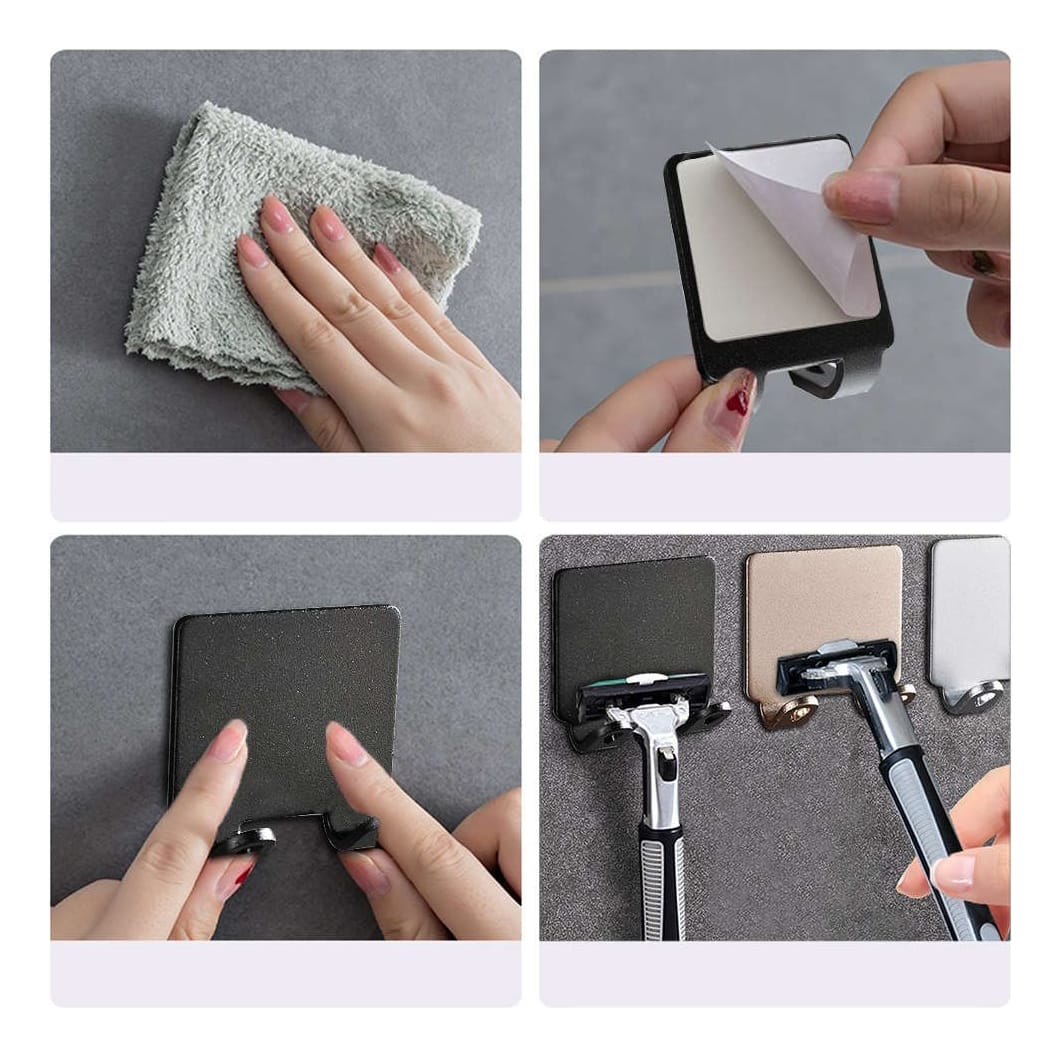 Soporte Gancho Aluminio Para Maquina De Afeitar O Accesorios - Imagen 5