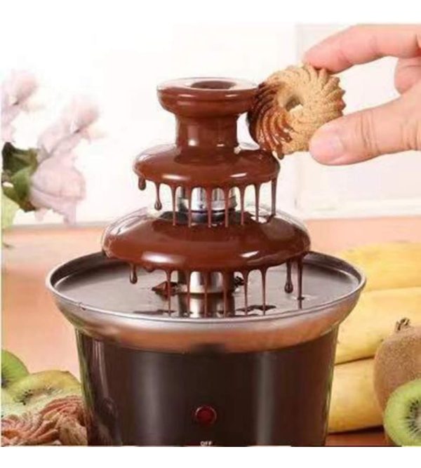 Chocolatera Acero Inoxidable 220v 3 Niveles Fiestas Cocina - Imagen 2