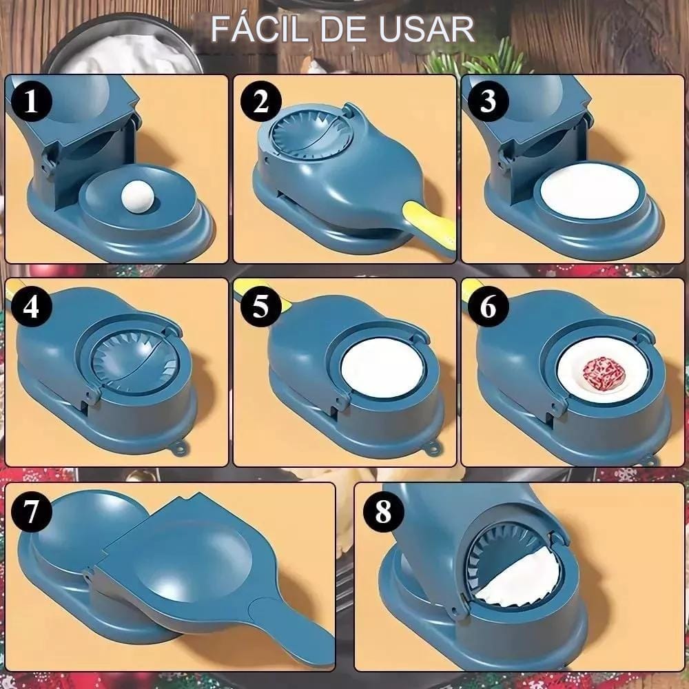 Máquina Manual Para Hacer Y Amasar Empanadas Cocina - Imagen 7