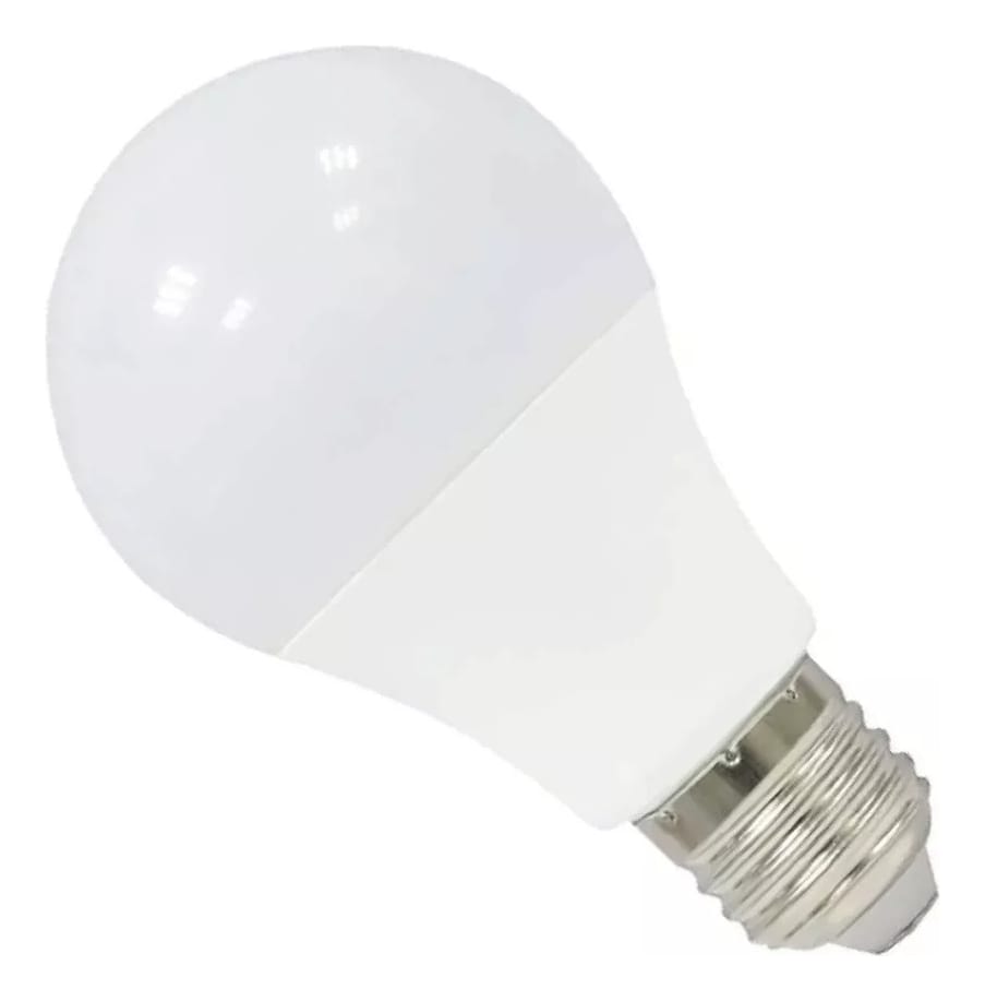 Lámpara Led 12 W Base Lisa E27 Cri 80+ Luz Fría