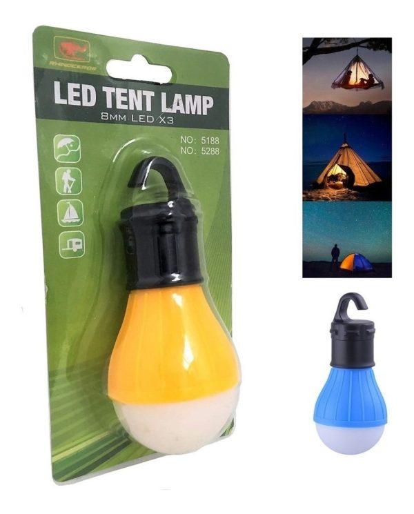 Lampara De Led Para Camping A Pila, Ideal Para Carpa / Viaje - Imagen 6