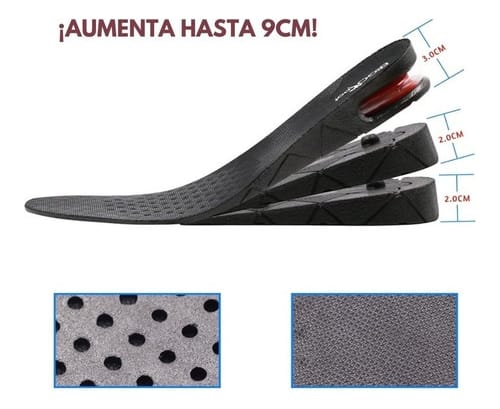Plantillas Ortopedicas Altura 4 Capas De Elevación Calzado - Imagen 4