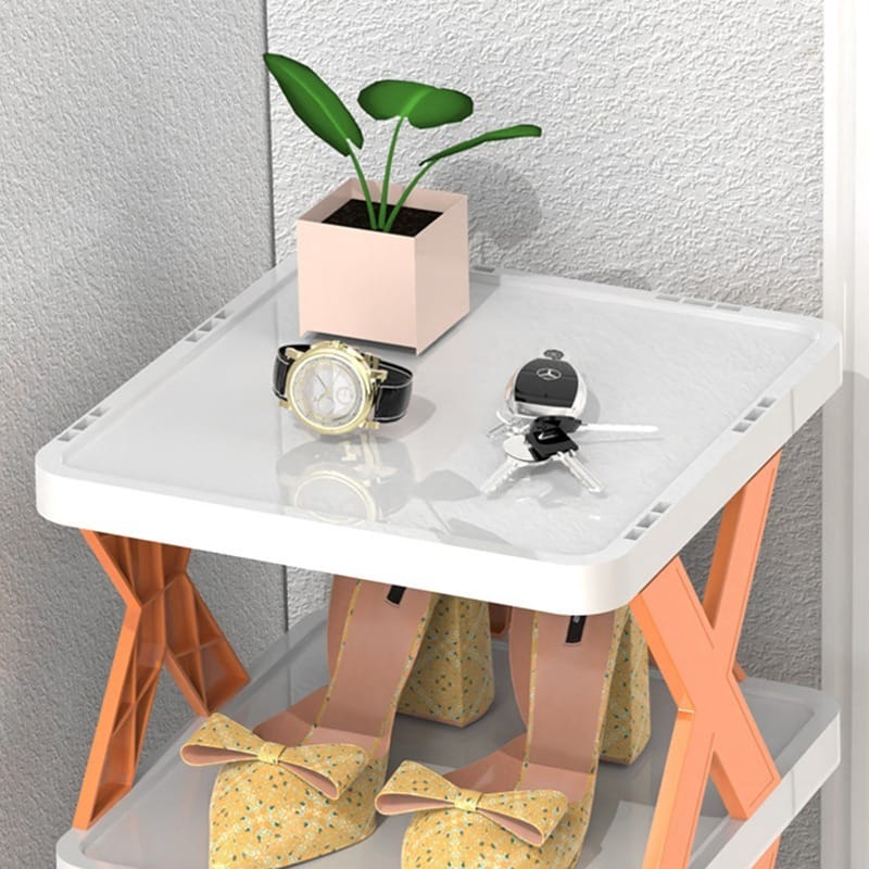 Zapatero Organizador Estante Apilable 5 Niveles En Plástico - Imagen 6