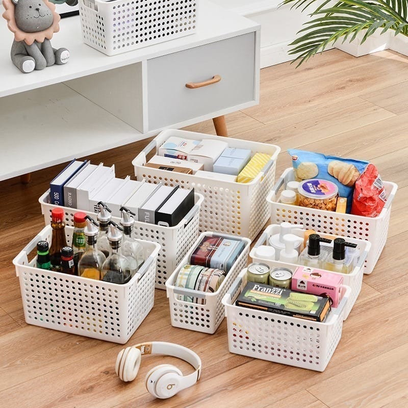 Cesto Caja Canasto Organizador Ancho Grande Baño Cocina - Imagen 3
