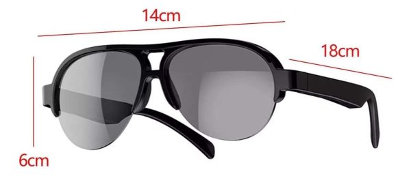 Lentes De Sol Bluetooth Con Parlante Y Manos Libres F-08 - Imagen 6