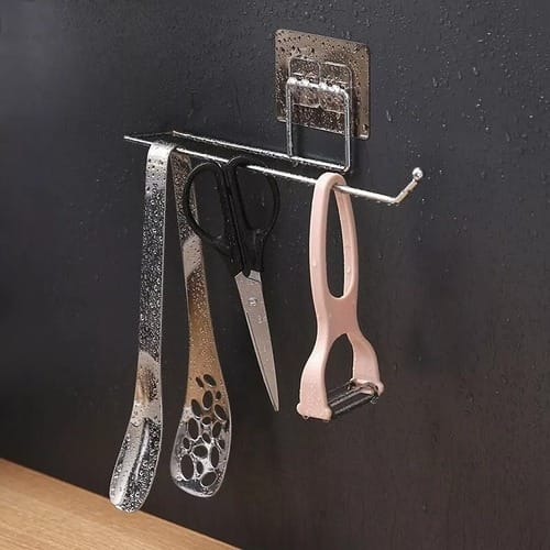 Porta Rollo Adhesivo Para Papel Higiénico O Toalla De Cocina - Imagen 3