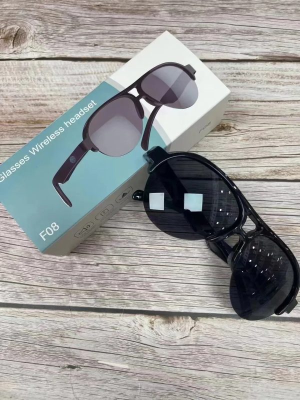 Lentes De Sol Bluetooth Con Parlante Y Manos Libres F-08 - Imagen 2