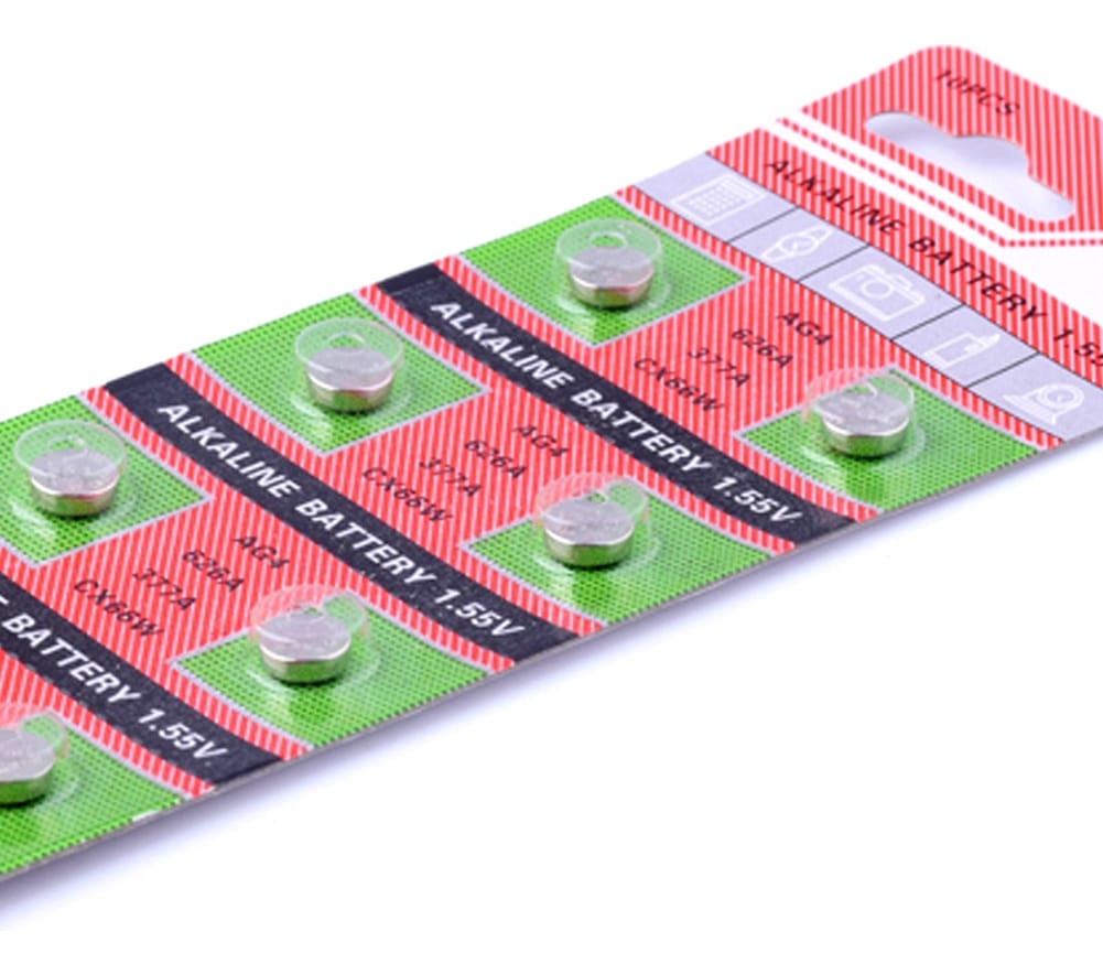 Pilas Boton Ag-4 Pack Alcalina Relojes Auriculares 10 Ud - Imagen 5