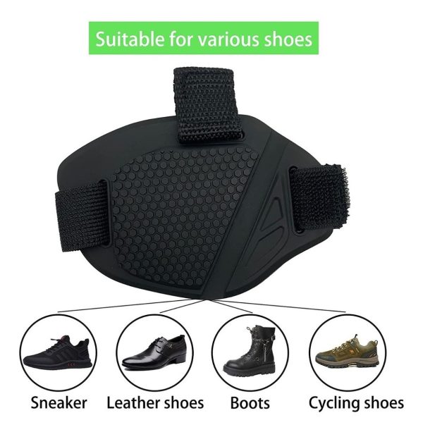 Protector De Zapato Ajustable Para Palanca Cambios Moto - Imagen 2