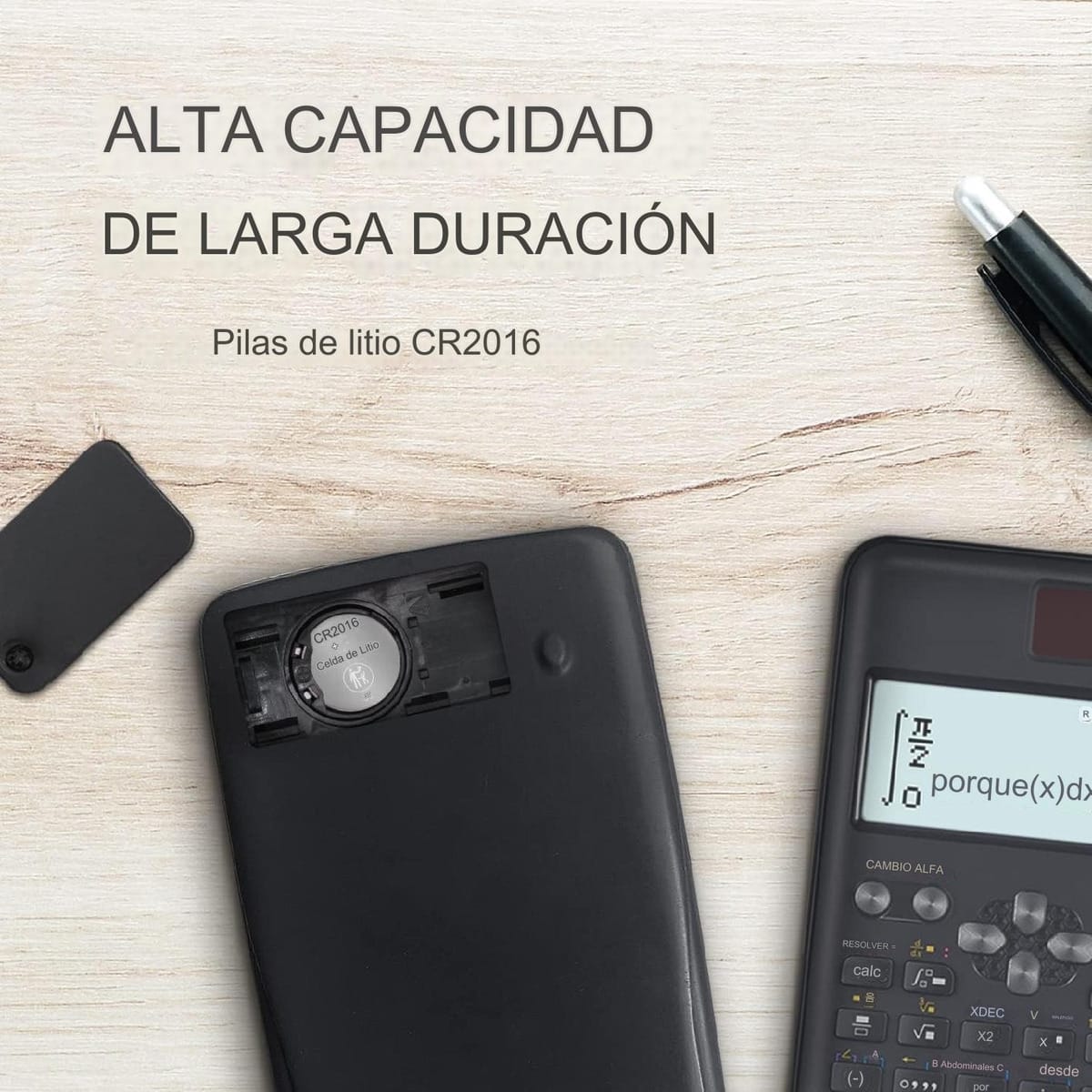 Pilas De Litio Cr-2016 Bateria Duracion Blister 5 Unidades - Imagen 2