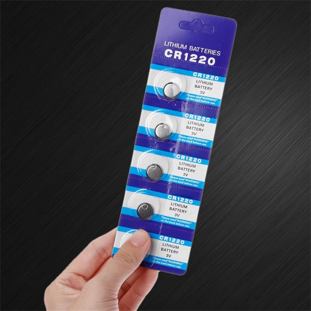Pilas De Litio Cr-1220 Larga Duración Blister 5 Unidades 3v - Imagen 3