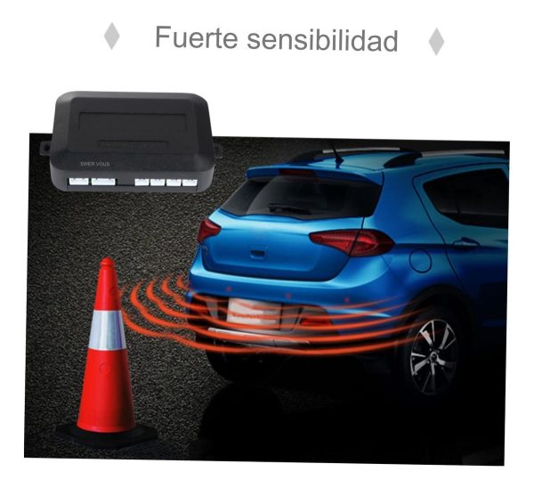 Kit De 4 Sensores Para Estacionamiento Con Alarma 0,30 A 1m - Imagen 2