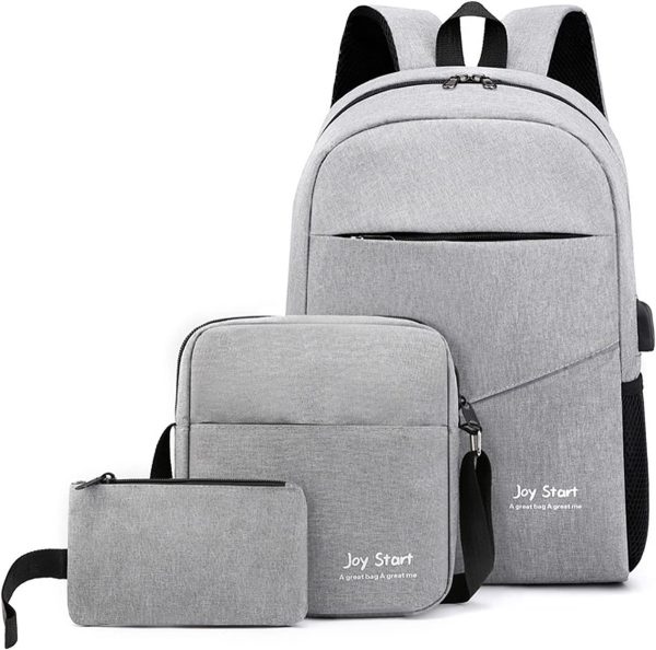 Set De Mochila Para Laptop Con Puerto Usb + Bolso + Sobre - Imagen 6