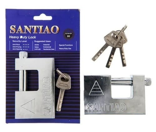 Candado De Perno 80mm Acero Inoxidable Industrial Comercial - Imagen 6