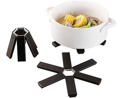 Protector Ollas Platos Plegable Resistente Al Calor Cocina - Imagen 6