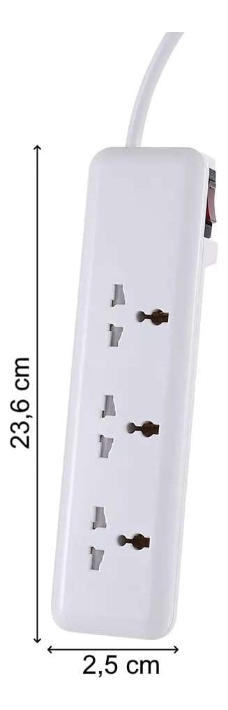 Zapatilla Electrica Universal 3 Tomas Winning Star 3 Metros - Imagen 4