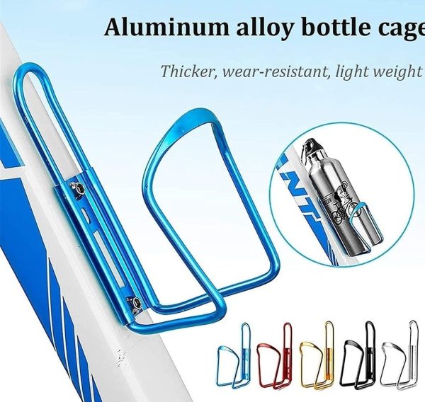 Porta Caramañola Universal En Aluminio Para Bici Botella - Imagen 4