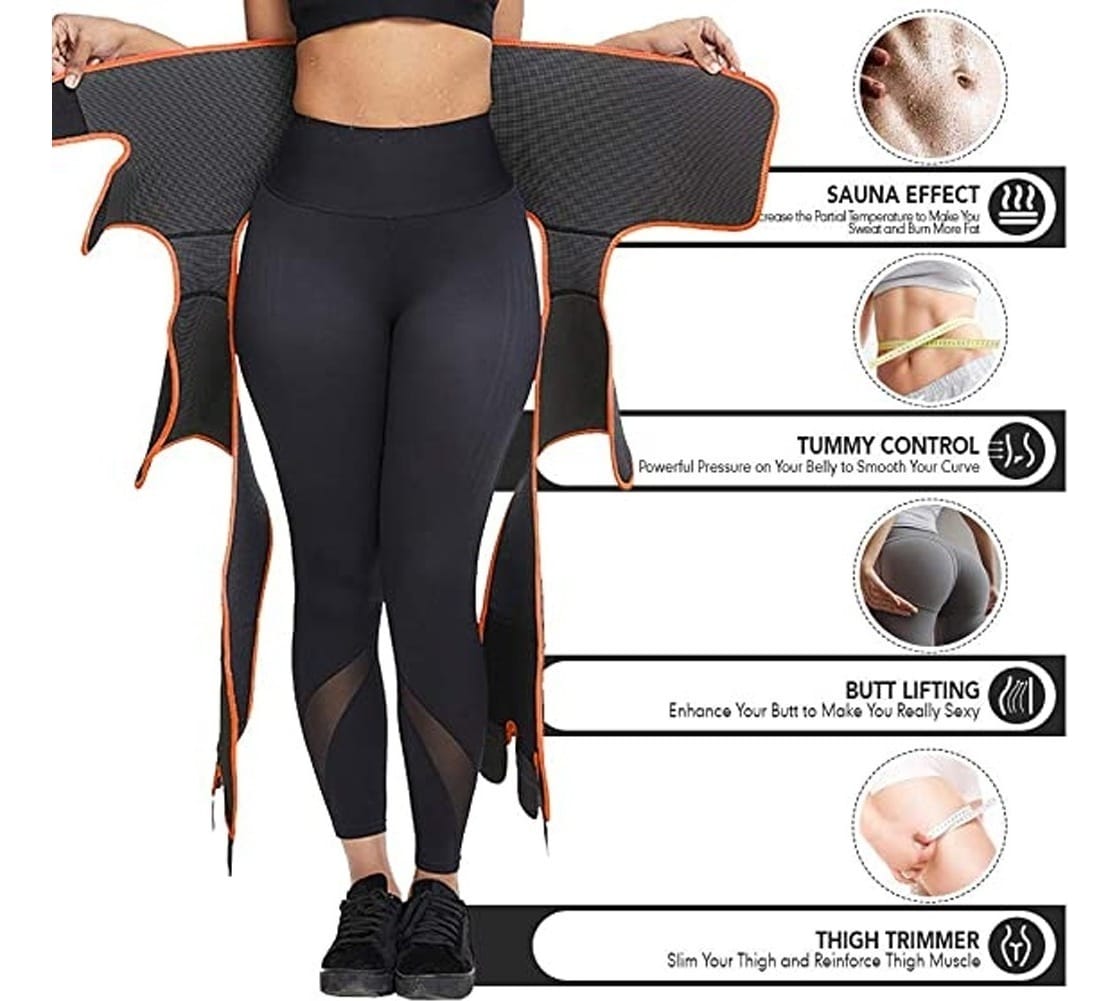 Faja Reductora Neopreno Unisex 4 En 1 Reductor Tonificador - Imagen 3