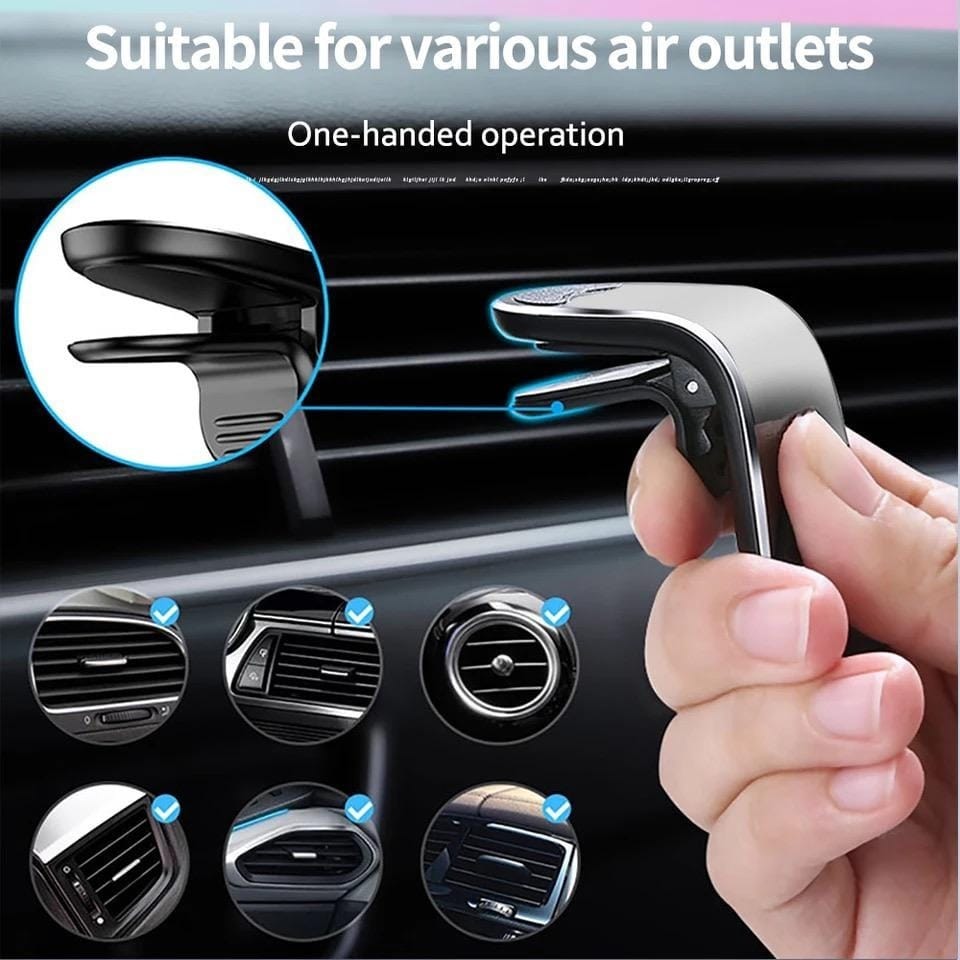 Soporte Magnetico De Celular Auto Rejilla Aire Imantado - Imagen 2
