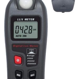 Luxómetro Digital Medidor De Luz Autorrango 200.000 Lm