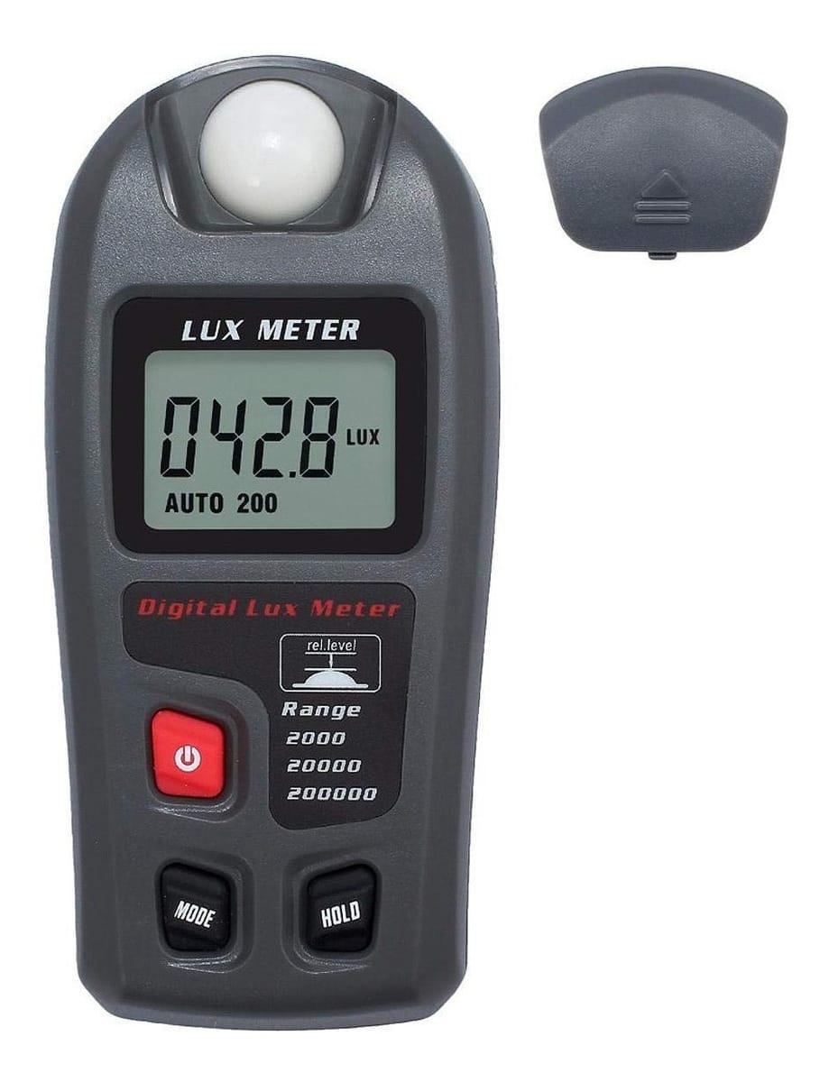 Luxómetro Digital Medidor De Luz Autorrango 200.000 Lm