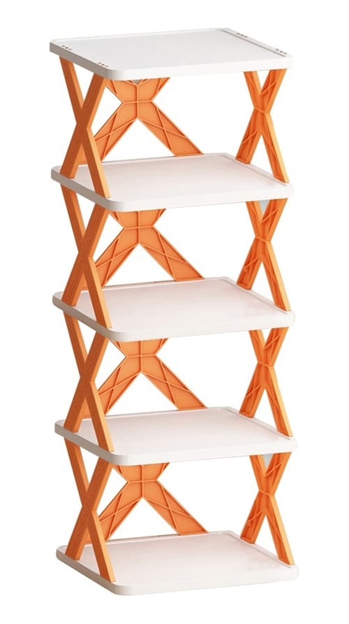 Zapatero Organizador Estante Apilable 5 Niveles En Plástico