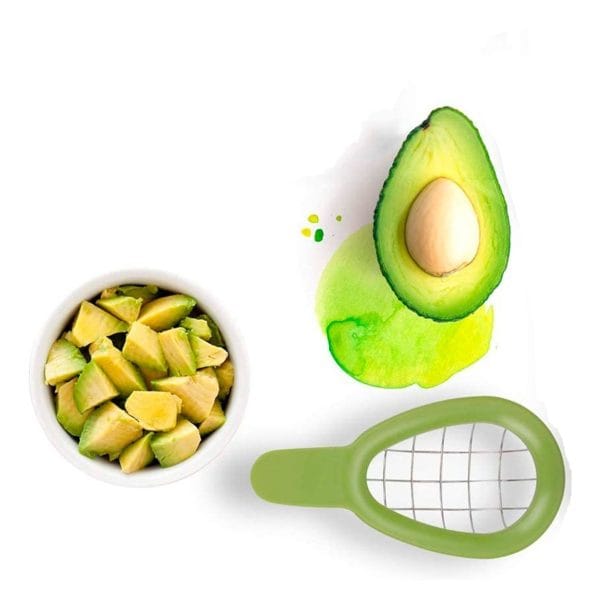 Cortador Pelador Palta Acero Inoxidable Plástico