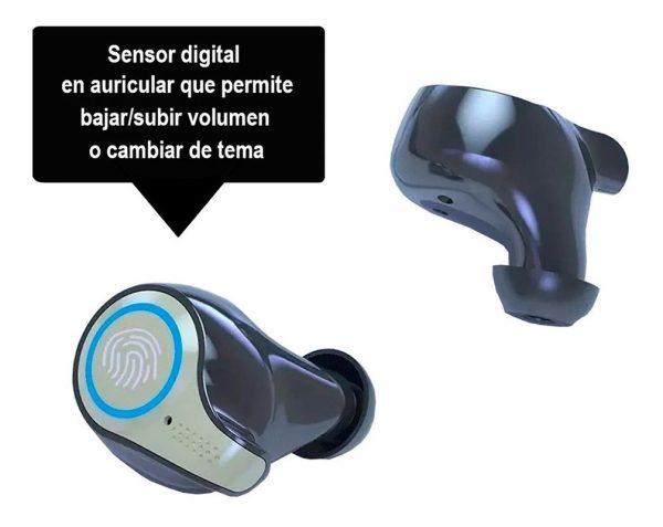 Auriculares Inalámbricos M18 Tws Espejo Estéreo Bluetooth - Imagen 6