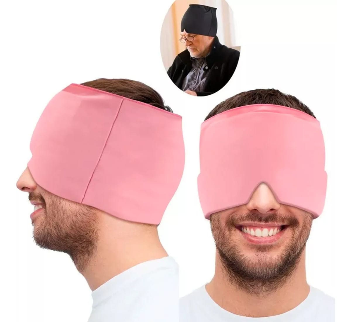 Gorra Para Aliviar El Dolor De Cabeza Migraña Cubre 360° - Imagen 4