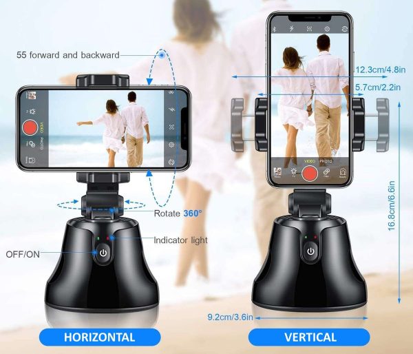 Soporte Celular Robótico Para Celular 360° Selfie Y Video - Imagen 2