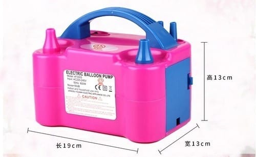 Inflador Globos Eléctrico Compresor 600w 2 Inyectores Fiesta - Imagen 9