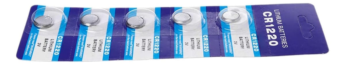 Pilas De Litio Cr-1220 Larga Duración Blister 5 Unidades 3v - Imagen 2