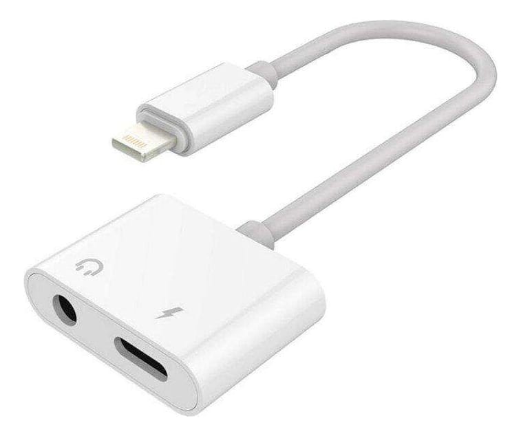 Adaptador Lightning A Lightning Y Jack 3.5 Mm Para iPhone