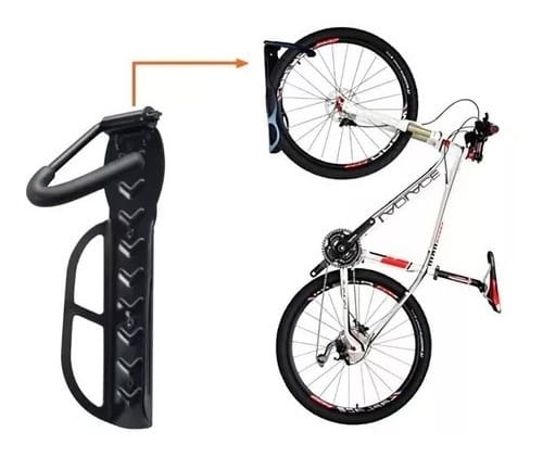 Soporte De Pared Para Colgar Bicicleta Rueda Fija Vertical - Imagen 4