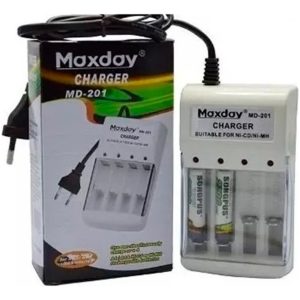 Cargador De Pilas Recargables A Cable Aa/aaa Capacidad De 4