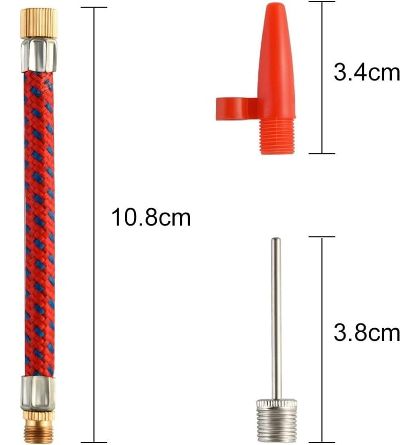 Set De Pinchos + Manguera De Inflador Pelota Y Bicicleta - Imagen 7