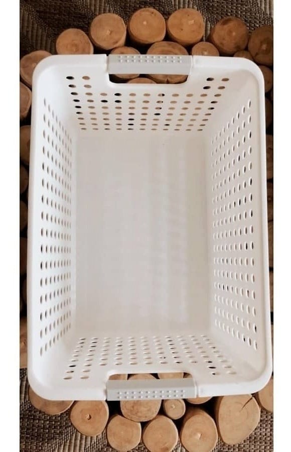 Cesto Caja Canasto Organizador Ancho Grande Baño Cocina - Imagen 5