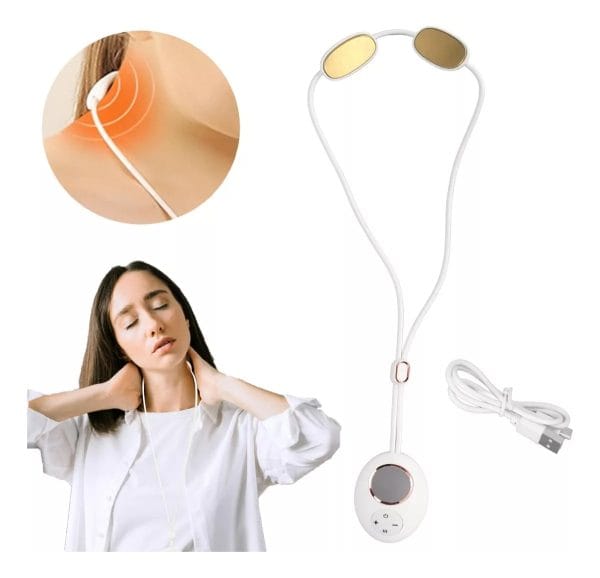 Masajeador Portátil Cuello Hombros Inalambrico Recarga Usb