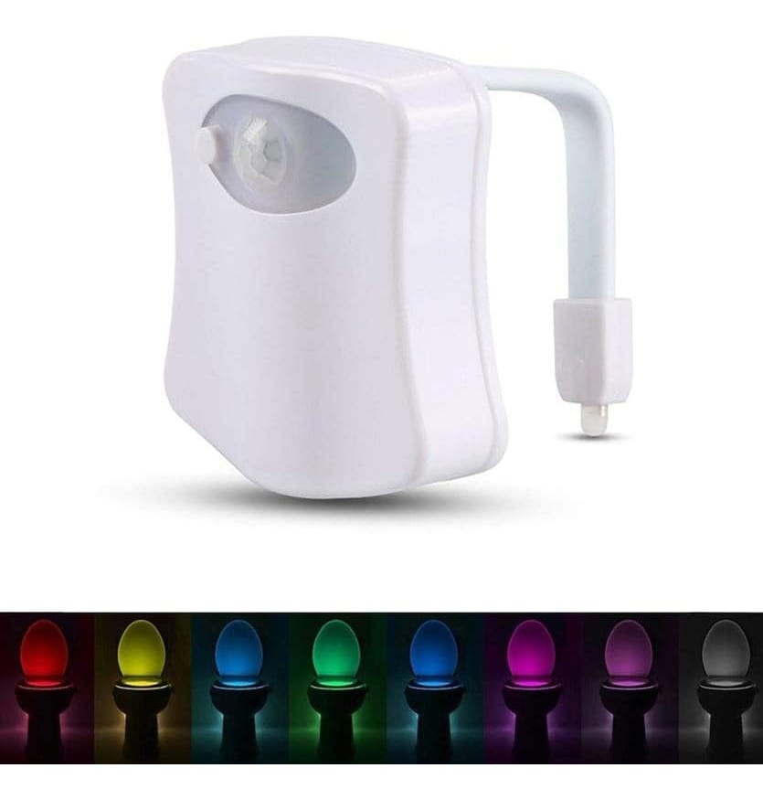 Luz Rgb De Inodoro Con Sensor De Movimiento A Pila Aaa - Imagen 8