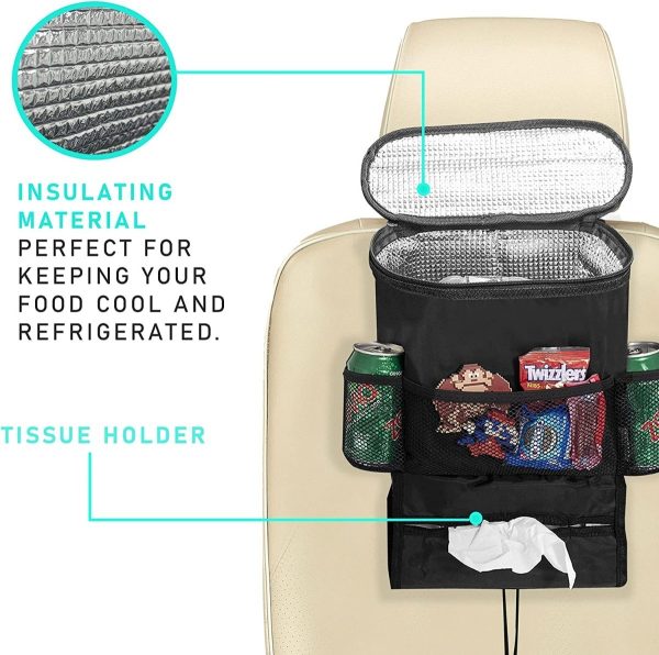 Bolso Organizador Termico Para Auto Camionetas Asiento - Imagen 2