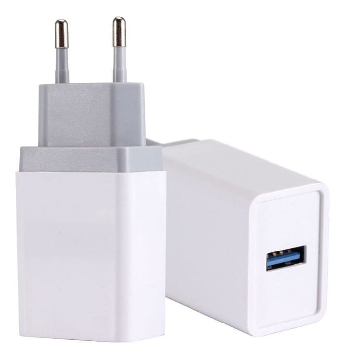 Cargador Ficha De Carga Rapida Puerto Usb Conector 3.0 Pared - Imagen 3