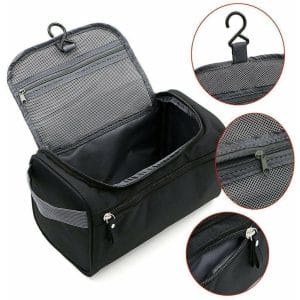 Neceser De Hombre Organizador Para Viaje Bolso 2 Bolsillos