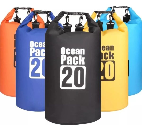 Bolso Impermeable 20l De Capacidad Viajes, Pesca Y Camping