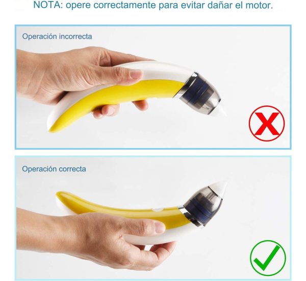 Aspirador Nasal Para Bebés Con 5 Niveles Recargable Usb - Imagen 5