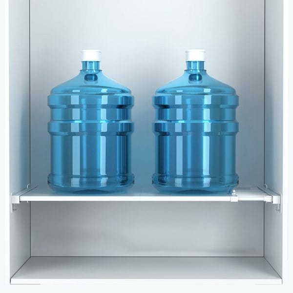 Soporte Plastico Para Estantes Set X4 Piezas Clips Adhesivo - Imagen 4