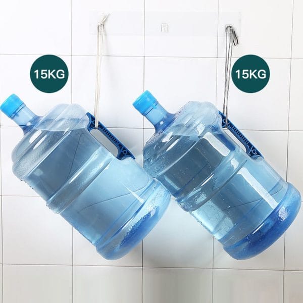 Soporte Plastico Para Estantes Set X4 Piezas Clips Adhesivo - Imagen 6