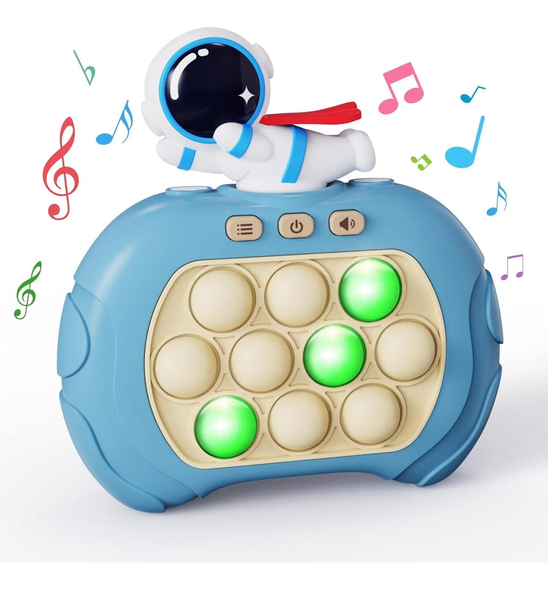 Juego Fidget Pop It Electrónico Astronauta Antiestrés Niños - Imagen 5