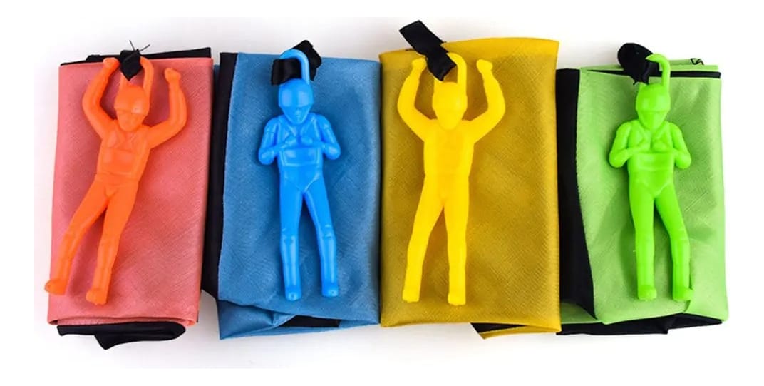 Muñeco Paracaidas Juego Al Aire Libre Niños Soldado Accion - Imagen 7